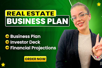 write real estate business plan including airbnb and property management
