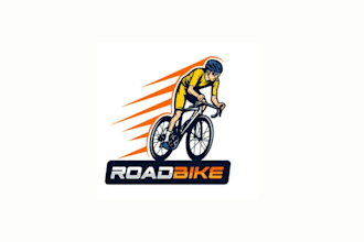 create high quality bicycle logo with a sporty and dynamic vibe