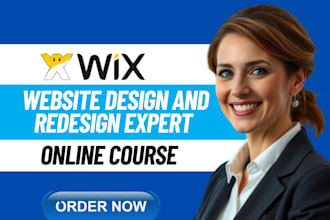 create wix website redesign wix online course wix booking wix website design