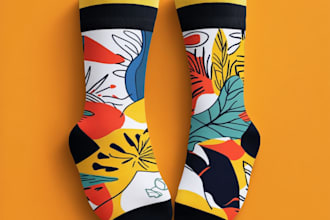 create unique socks design for your brand