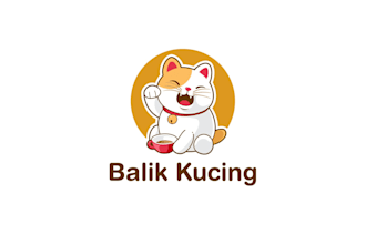 create a modern creative cat pet logo design