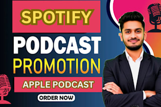 professionally promote your podcast to reach UK, USA audience and downloads