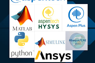 do simulation aspen hysys and aspen plus, modeling on python and matlab