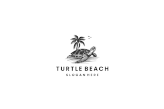 design custom turtle logo design to represent your eco friendly brand