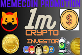 crypto telegram,x twitter, memecoin,ico,token, sol pumpfun nft discord promotion
