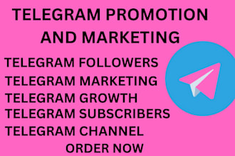 do telegram promotion, organic telegram marketing, increase telegram members
