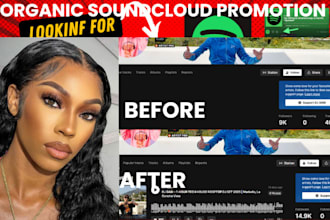 promote your soundcloud track with my 6 million network  followers organically
