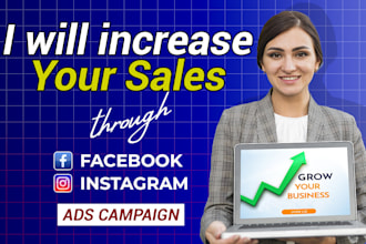 setup and manage facebook, instagram advertising campaigns for sales marketing