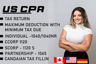 professional tax preparer expert tax filing, gst vat reports, canadian resident