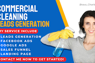 generate commercial cleaning leads commercial cleaning google ads facebook ads