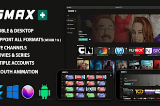 build live streaming app, ott app, vod app, iptv app, roku channel, smart tv app