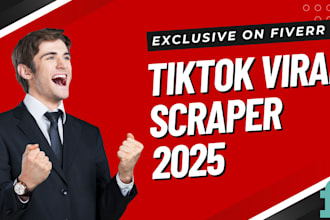 create a tiktok viral video scraper