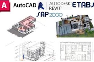 structure equations, modeling, design, structure analysis using autocad, revit,
