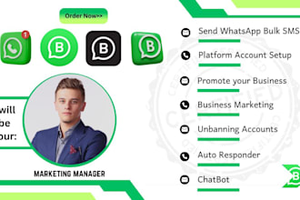 do whatsapp marketing, whatsapp API setup, SMS marketing, and bulk SMS