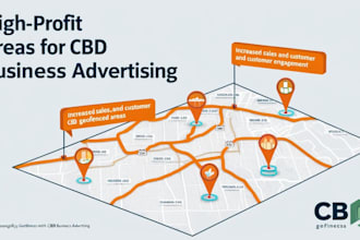 setup high profitable geofencing ads to boost your cbd business