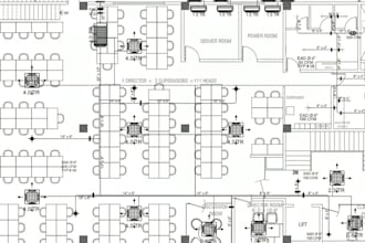 do hvac design, commercial and residential mep plans electrical drawings