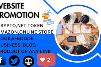 promote advertise  share your website blog business or any link promotion