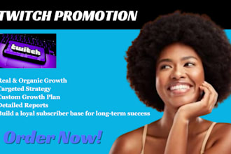 do channel promotion to bring twitch viewers and live viewers on twitch channel