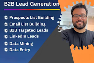 do google map scraping, b2b lead generation and web scraping