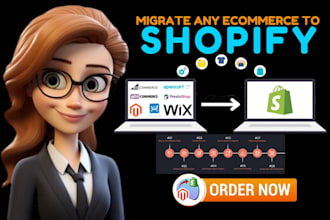 migrate bigcommerce squarespace wix weebly wordpress store to shopify store