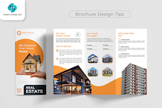 design a brochure flyer bifold trifold leaflet or poster