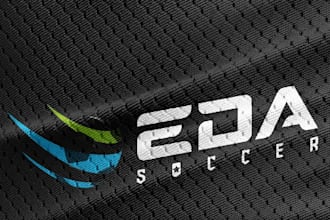 design a minimalist custom soccer sports logo