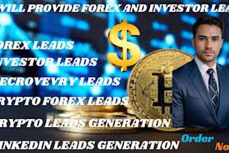 generate verified live fresh forex crypto leads, ico, leads from any country