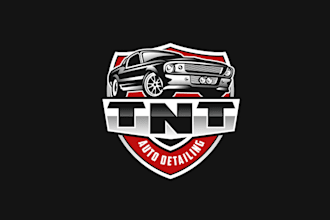 design classic automotive detailing business logo