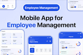 develop custom business task management app, employee payroll and finance app