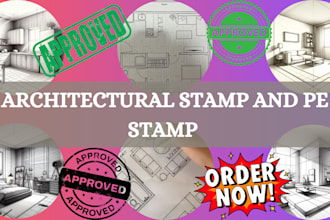 review, stamp and draw all states architectural mep drawings for USA city permit