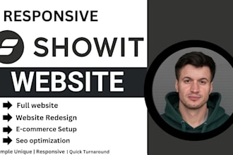 design, redesign and customized your showit website