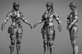 character modeling 3d metahuman stylized character game character 3d realistic