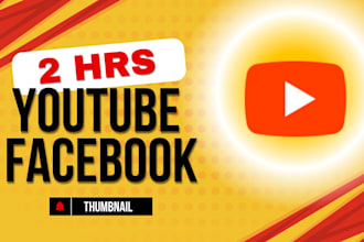 create youtube thumbnails and facebook