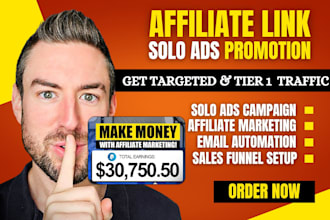 do USA solo ads, affiliate marketing, link promotion, MLM campaign, lead sign up