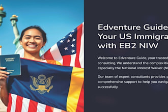 write petition, cover, recommendation letter for US immigration niw eb1a eb2 o1