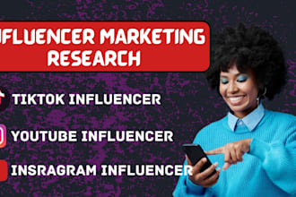 compile a list of top instagram, youtube, and tiktok  influencers for marketing