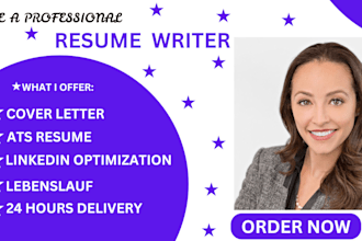 craft a resume, cover letter, and optimize your linkedin for career success