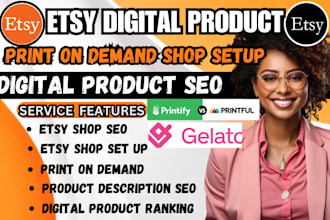 etsy store setup etsy product upload digital product listing sales tags ranking