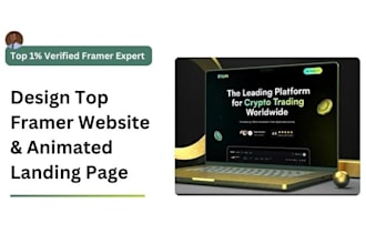 design framer website and landing page, fix framer bug and template issues