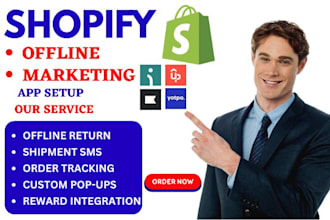 setup shopify offline marketing yotpo omnisend uppromote klaviyo bixgrow seguno