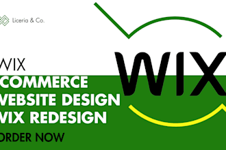 redesign wix website wix ecommerce product website wix design
