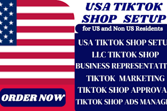 create USA tiktok shop setup USA tiktok shop manage USA tiktok shop, USA llc