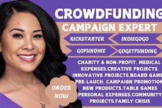 do crowdfunding campaign creation on kickstarter gofundme promotion indiegogo