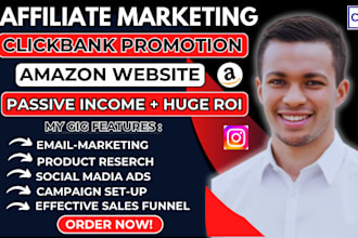 build clickbank affiliate marketing sales amazon website promotion sales funnel