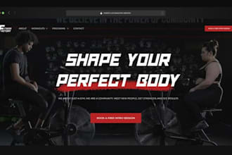 build squarespace fitness website squarespace crossfit gym workout website