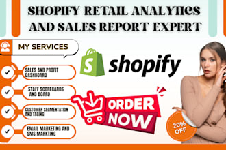 setup shopify retail analytics sales reports shopify pos dashboard CRM marketing