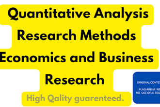 do quantitative analysis, research methods and essays