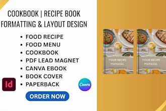 write cookbook, recipe book, cookbook design, cookbook formatting
