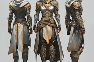 do character art, dnd, and game art