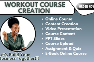 create fitness coaching course, bodybuilding, muscle building, gym workout